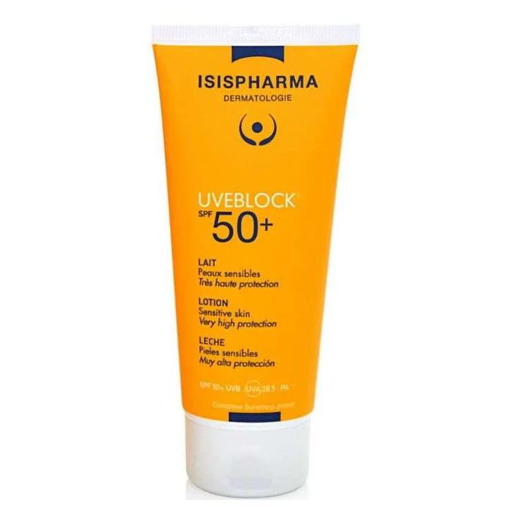 Isispharma Uveblock SPF 50+ Lait Peaux Sensibles - 100ml