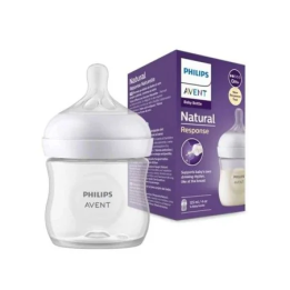 Philips Avent Biberon Natural Response 125ml / 4oz (0 Mois et +) – Débit 2