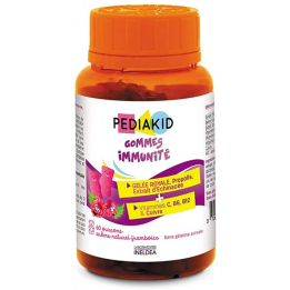 Pediakid Gommes Immunité Soutien des Défenses Naturelles – 60 Oursons