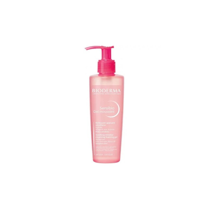 BIODERMA SENSIBIO GEL MOUSSANT Nettoyant Douceur Peaux Sensibles 200ml