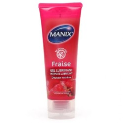 MANIX GEL LUBRIFIANT Douceur Extrême Fraise 80ml