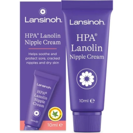 Lansinoh Crème HPA Lanoline pour Mamelons Douloureux et Crevasses – 10ml