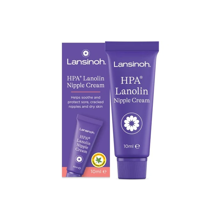 Lansinoh Crème HPA Lanoline pour Mamelons Douloureux et Crevasses – 10ml