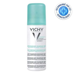 Vichy Déodorant Anti-Transpirant Efficacité 48H Peaux Sensibles Aérosol – 125ml