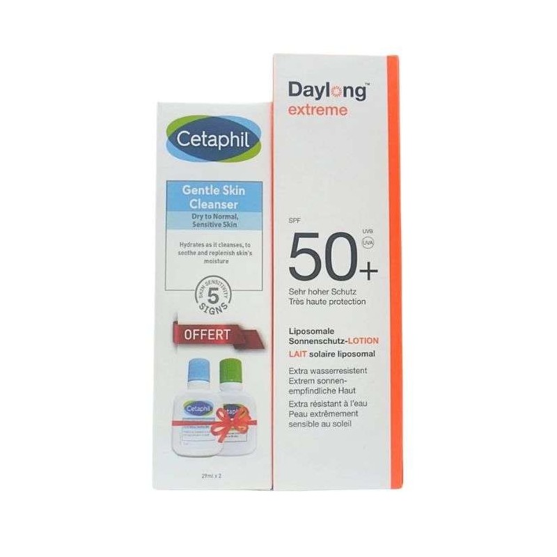 DAYLONG EXTREME LAIT SOLAIRE LIPSOMAL 100 ML SPF 50 + DAYLONG EXTREME LAIT SOLAIRE LIPSOMAL 100 ML SPF 50 +