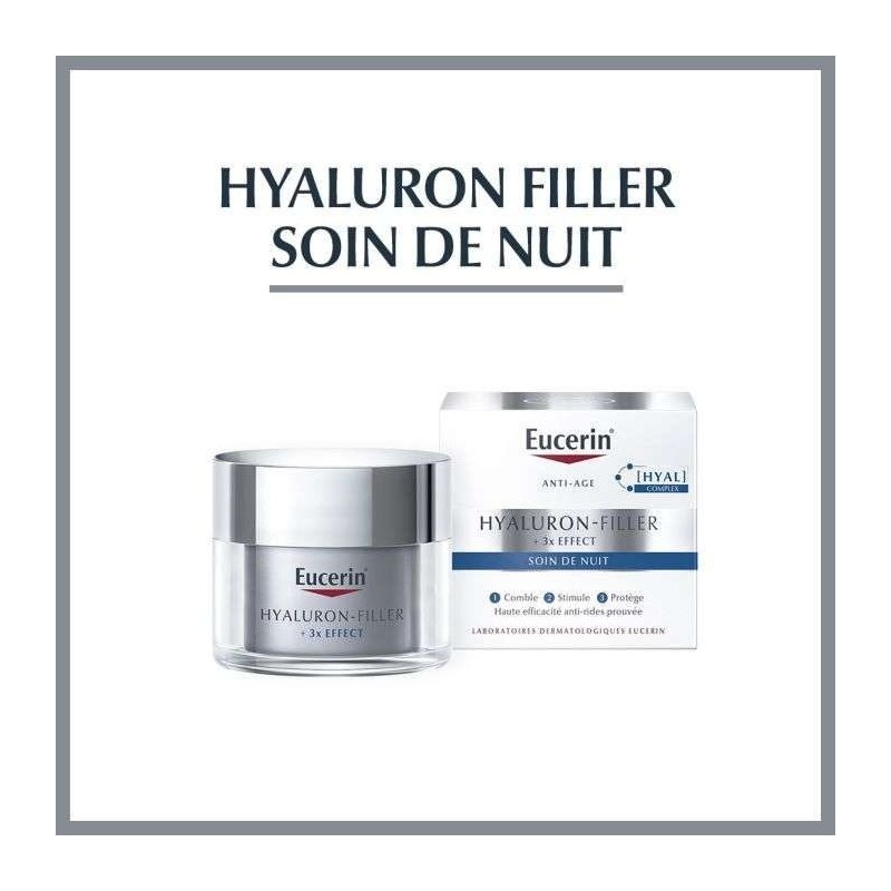 EUCERIN HYALURON FILLER *3 EFFECTS SOIN DE NUIT 50ml