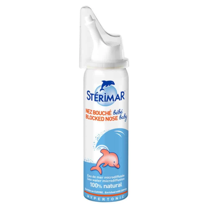 Stérimar Bébé Spray Nasal Nez Bouché Eau de Mer Microdiffusée – 50ml