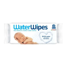 WaterWipes Lingettes Bébé Biodégradables et Ultra-Pures – Paquet de 60 lingettes