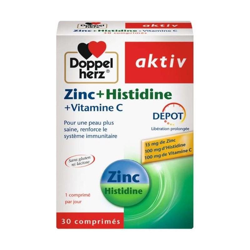 DOPPELHERZ ZINC + HISTIDINE + VITAMINE C DOPPELHERZ ZINC + HISTIDINE + VITAMINE C