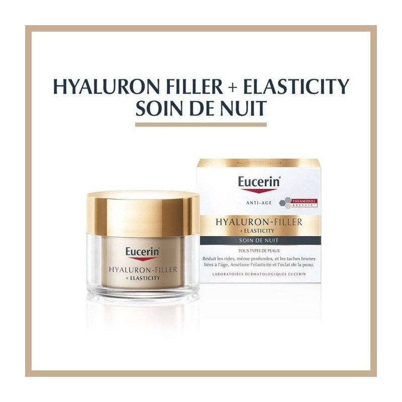EUCERIN HYALURON FILLER + ELASTICITY SOIN DE NUIT 50 ML