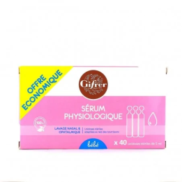 Gifrer Physiologica Sérum Physiologique - 40 Unidoses de 5ml