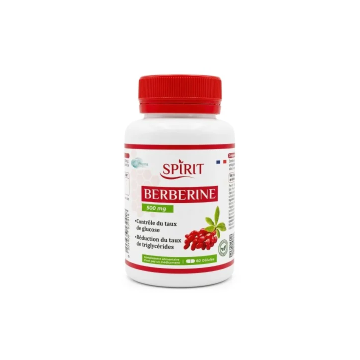 Spirit Berbérine 500mg - 60 Gélules