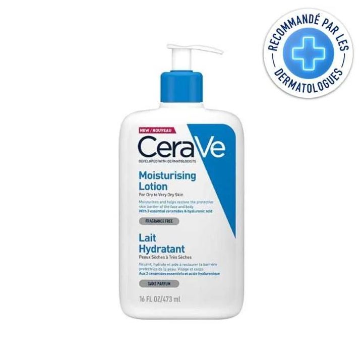 CeraVe Lait Hydratant Peaux Sèches à Très Sèches - 473ml