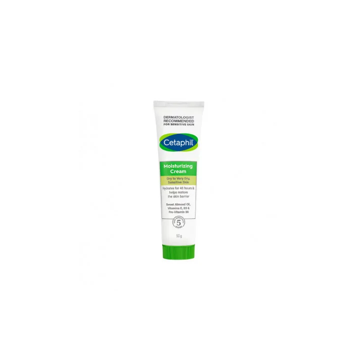 Cetaphil Crème Hydratante Peaux Sèches à Très Sèches et Sensibles - 50g
