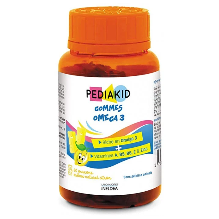 Pediakid Gommes Oméga 3 - 60 Gommes