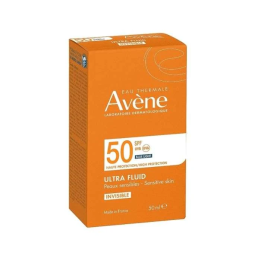 Avène Ultra Fluide Invisible SPF 50+ Lumière Bleue Peau Sensible - 50ml
