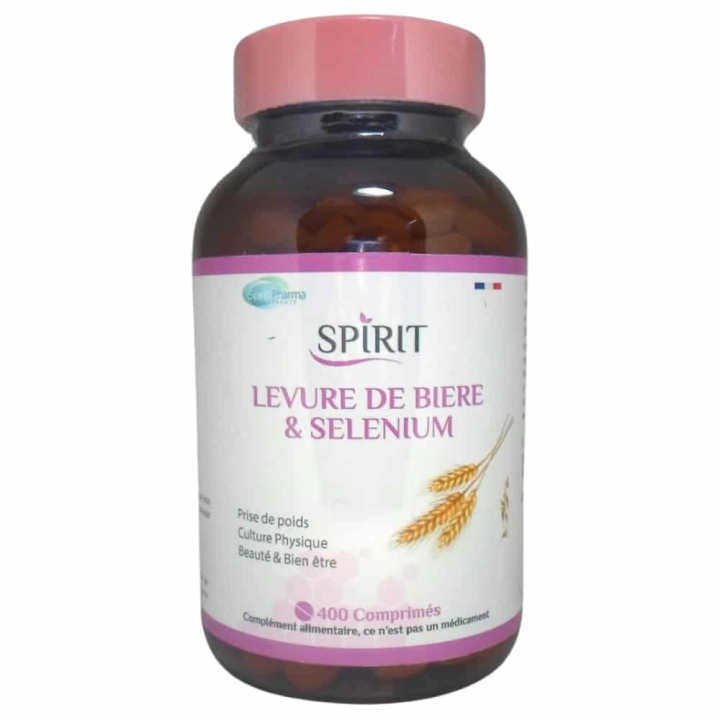 Spirit Pharma Levure De Bière Et Sélénium - 400 Comprimés