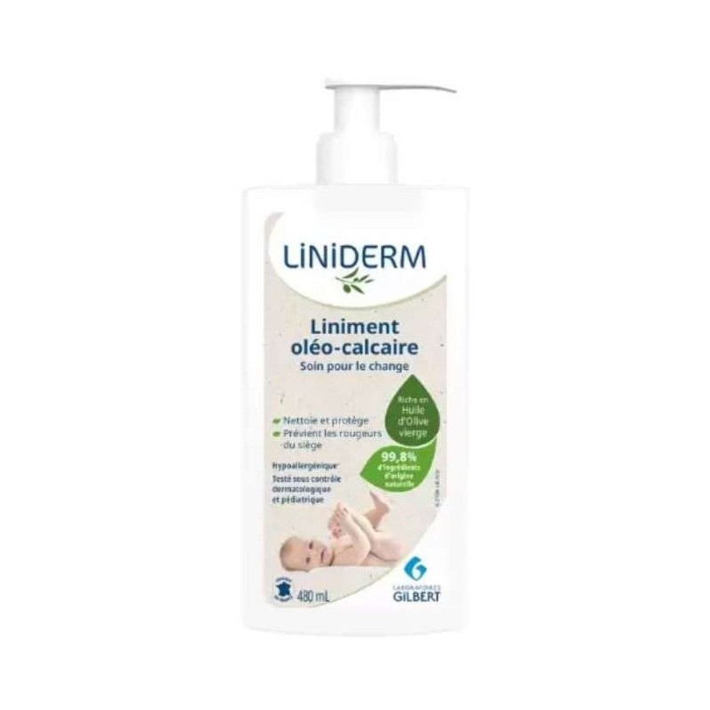 GILBERT LINIDERM LINIMENT OLEO CALCAIRE avec pompe 480ml