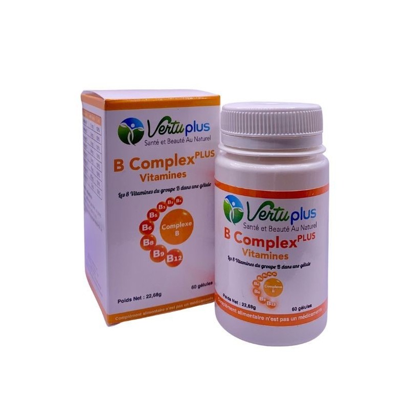 VERTUPLUS B COMPLEX PLUS VITAMINES 60 GELULES