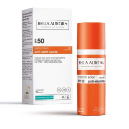 BELLA AURORA Écran Fluide Solaire Dépigmentant SPF50+ Peau Mixte à Grasse - 50ml
