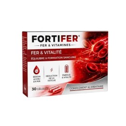 FORTIFER Fer et Vitamines Complément Alimentaire - 30 Gélules