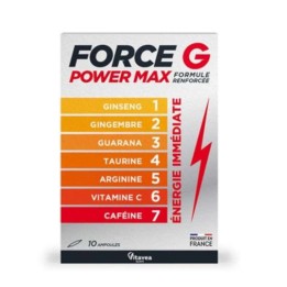 VITAVEA Force G Power Max Booster d'Énergie - 10 Ampoules