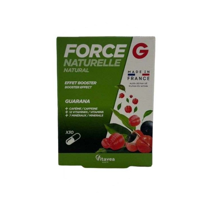 VITAVEA Force G Naturelle Effet Booster Guarana - 30 Gélules