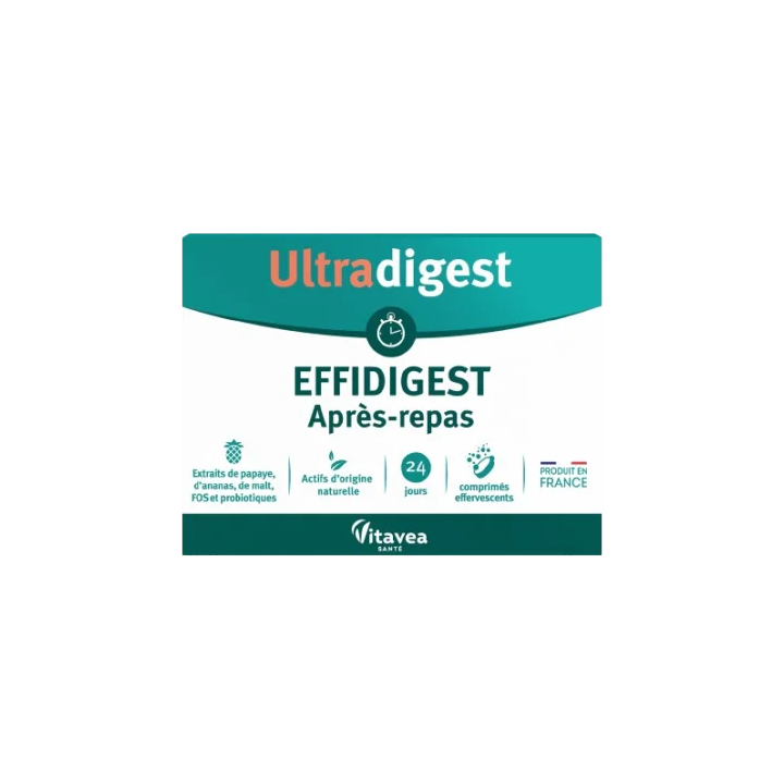VITAVEA UltraDigest Effidigest Confort Digestif - 24 Comprimés