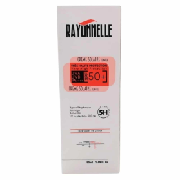 RAYONNELLE Crème Solaire Teintée Très Haute Protection SPF50+ - 50ml