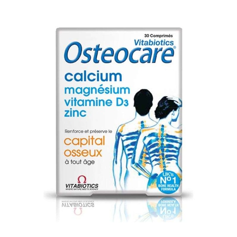 VITABIOTICS OSTEOCARE CALCIUM MAGNESIUM ZINC ET VITAMINE D3- 30 COMPRIMES