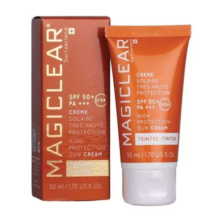 MAGICLEAR Crème Solaire Anti-Âge Teintée SPF50+ - 50ml