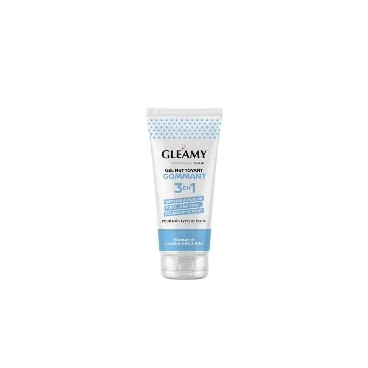 GLEAMY Gel Gommant 3en1 Éclat & Exfoliation - 200ml