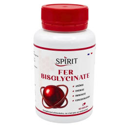 SPIRIT PHARMA Fer Bisglycinate Haute Assimilation - 60 Gélules