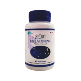 SPIRIT PHARMA Mélatonine Sommeil & Endormissement - 30 Gélules