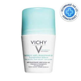 VICHY Déodorant Anti-Transpirant 48H Bille Peaux Sensibles - 50ml