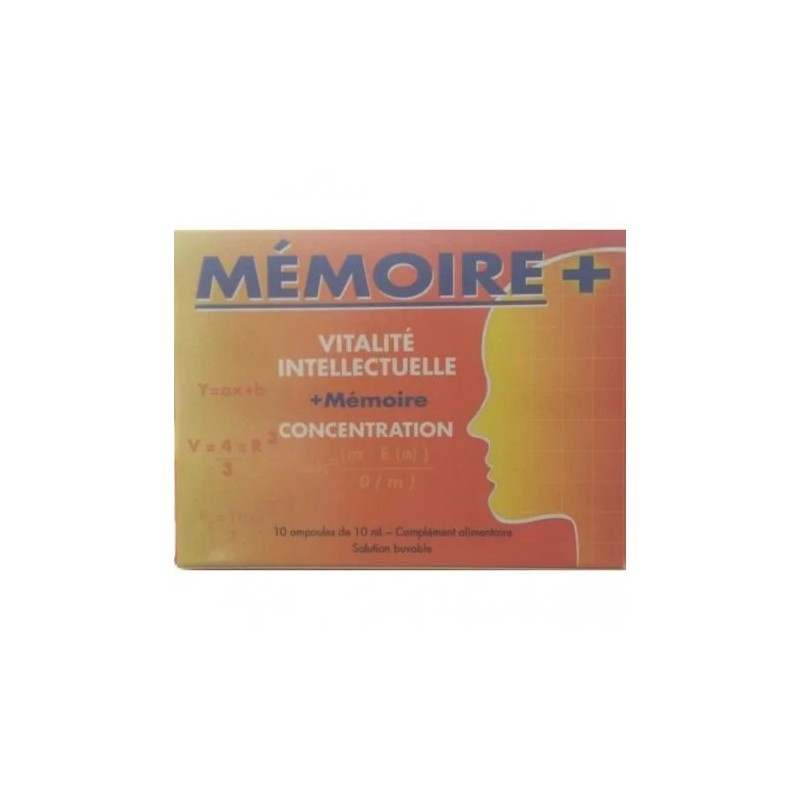 MEMOIRE PLUS 10 AMPOULES MEMOIRE PLUS 10 AMPOULES