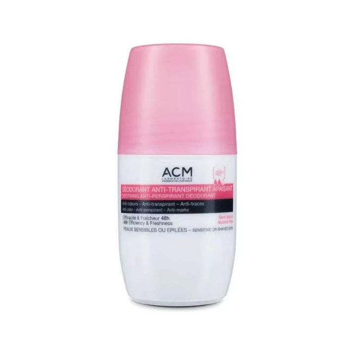 ACM Déodorant Anti-Transpirant Apaisant 48H Roll-On - 50ml