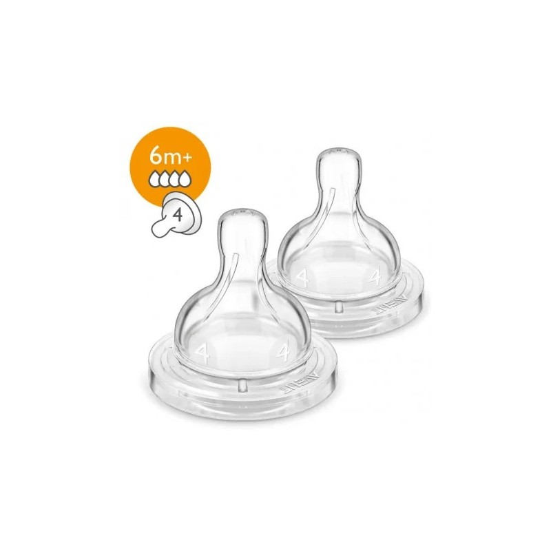 AVENT 2 TETINES CLASSIC -6M+ / 4T - SCF634/27 AVENT 2 TETINES CLASSIC -6M+ / 4T - SCF634/27