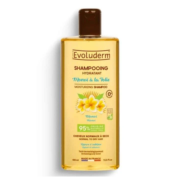 EVOLUDERM Shampooing Hydratant Monoï à la Folie - 400ml