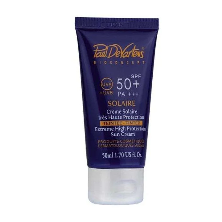 PAUL DE VARTENS Crème Solaire SPF50+ Teintée Haute Protection - 50ml