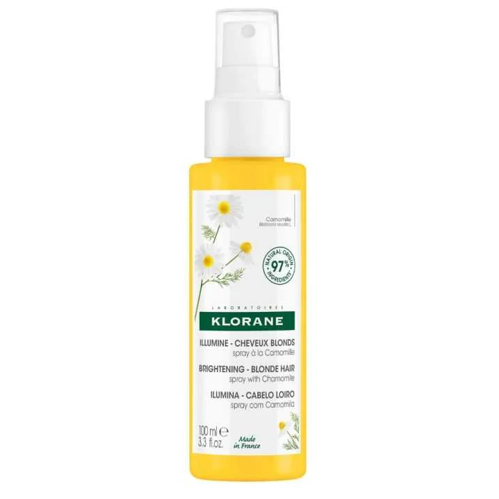 KLORANE Spray à la Camomille Illuminateur Cheveux Blonds - 100ml