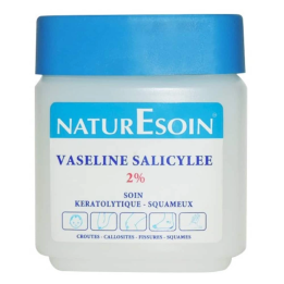 NATURESOIN Vaseline Salicylée 2% Soin Kératolytique Squameux - 120ml