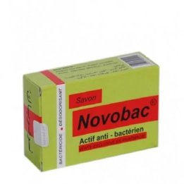 NOVOBAC Savon Actif Anti-Bactérien Purifiant - 100g