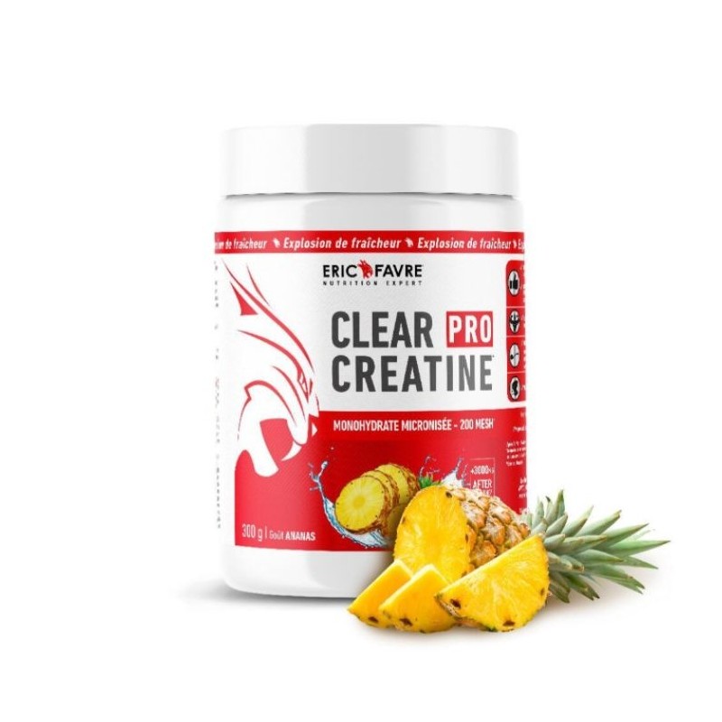 ERIC FAVRE CLEAR PRO CREATINE MONOHYDRATE MICRONISE GOUT ANANAS 300 G