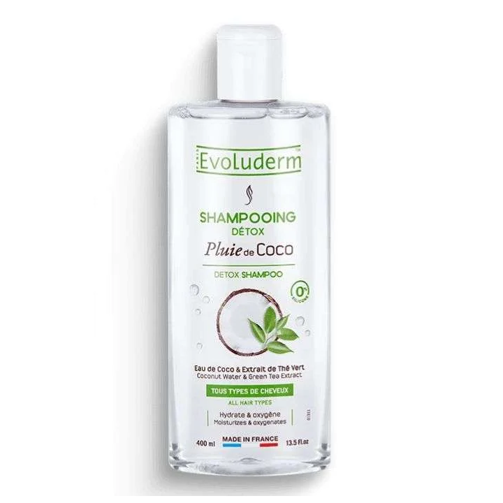 EVOLUDERM Shampooing Détox Pluie de Coco - 400ml