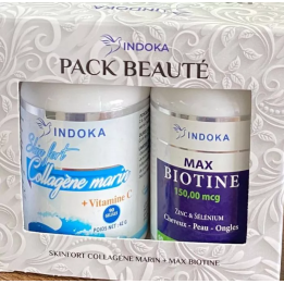 INDOKA Pack Beauté Intense - Collagène + Max Biotine