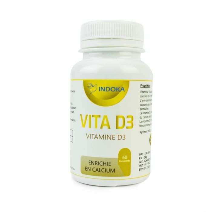 INDOKA Vita D3 - 60 Comprimés