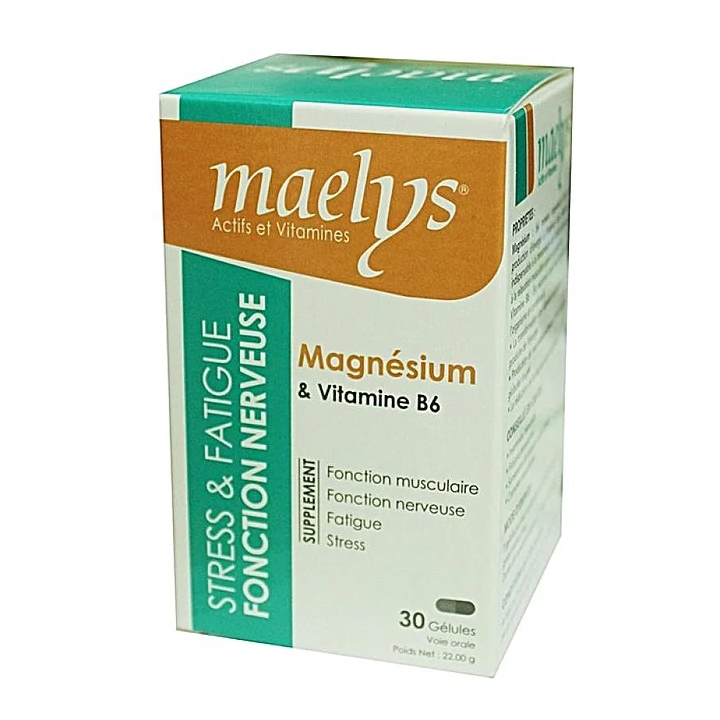 MAELYS Magnésium & Vitamine B6 - 30 Gélules