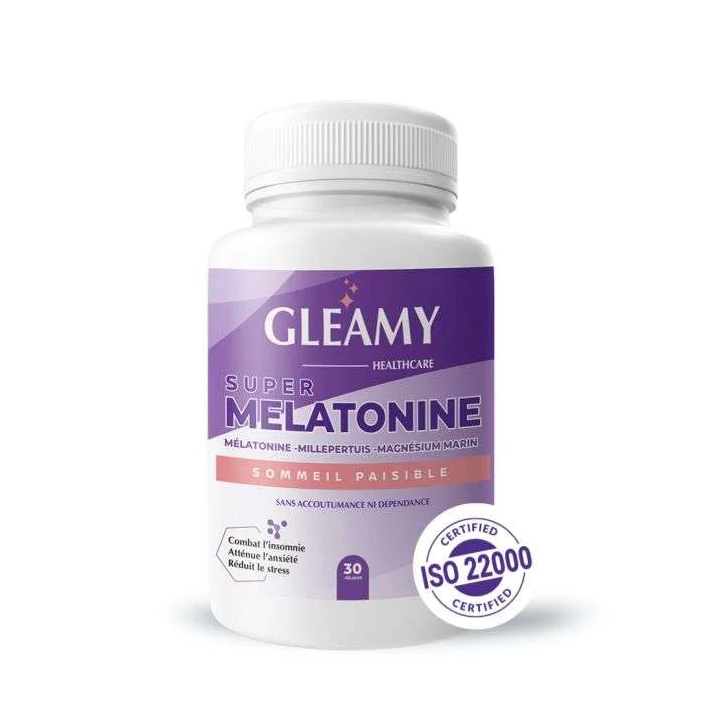 GLEAMY Super Mélatonine - 30 Gélules
