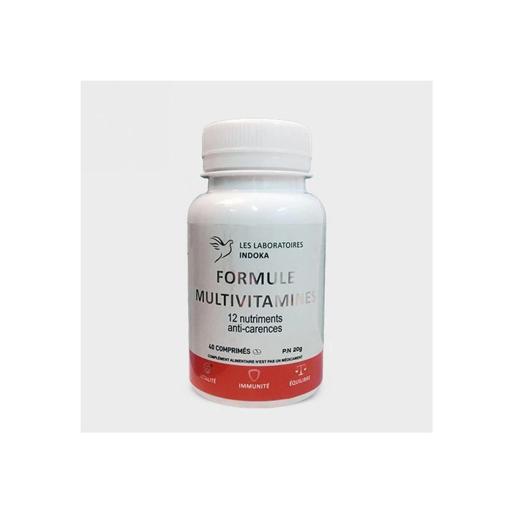 INDOKA Formule Multi Vitamines - 40 Comprimés
